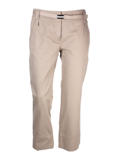 sportmax pantacourts femme de couleur beige