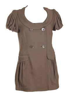 sportmax vestes femme de couleur taupe