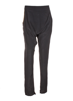 april first pantalons femme de couleur bleu fonce