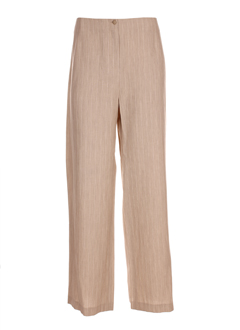 jean delfin pantalons femme de couleur beige
