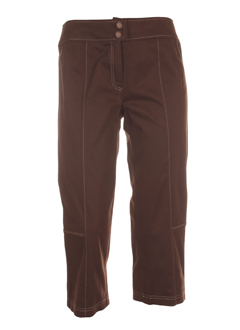 jean delfin pantacourts femme de couleur marron