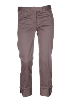 sportmax pantacourts femme de couleur chocolat