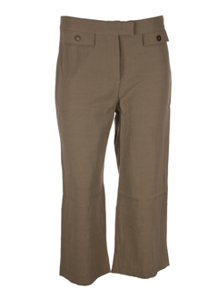 rodika pantacourts femme de couleur beige