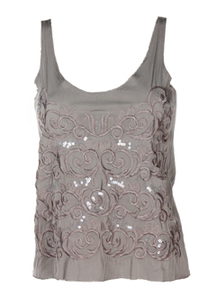 manila grace t-shirts femme de couleur taupe