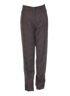 sinequanone pantalons femme de couleur taupe