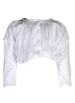 taille 0 chemises fille de couleur blanc
