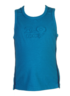 taille 0 t-shirts garçon de couleur turquoise