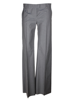 sportmax pantalons femme de couleur gris