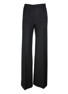 sportmax pantalons femme de couleur gris