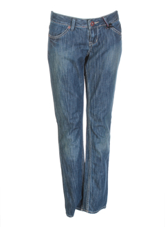 ddp jeans fille de couleur bleu fonce