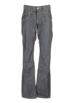 stone aged jeans homme de couleur bleu fonce