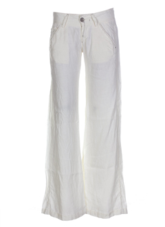 miss sixty pantalons femme de couleur ecru