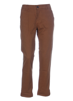 reiko pantalons femme de couleur camel