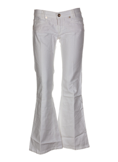 freeman t.porter jeans femme de couleur blanc