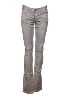 teddy smith pantalons femme de couleur beige