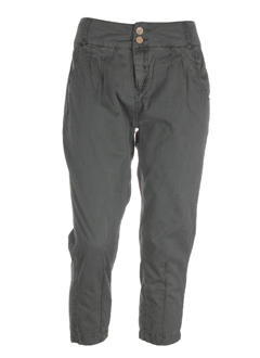 kaporal pantalons femme de couleur kaki
