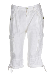 lois pantacourts femme de couleur blanc
