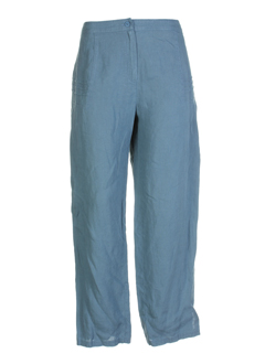 cannisse pantalons femme de couleur bleu