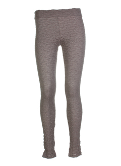 cannisse pantalons femme de couleur taupe