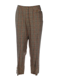apriori pantalons femme de couleur marron clair
