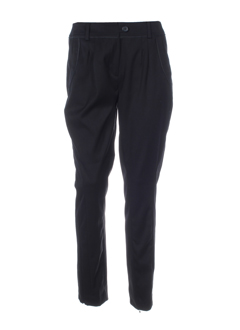 manoukian pantacourts femme de couleur noir
