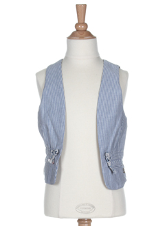 scotch gilets fille de couleur bleu ciel