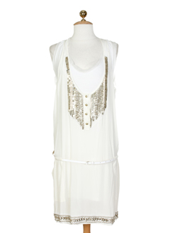 paola frani robes femme de couleur ivoire