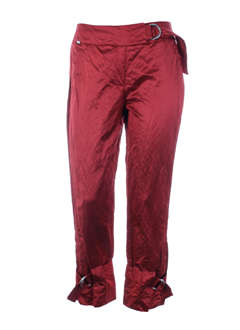 airfield pantacourts femme de couleur rouge