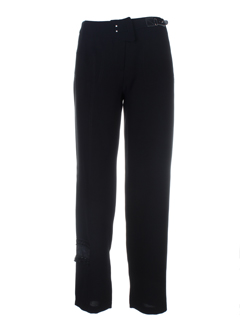 my way pantalons femme de couleur noir