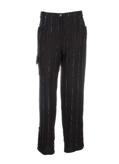 my way pantalons femme de couleur marron