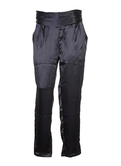 charlie joe pantalons femme de couleur noir