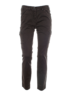gardeur pantalons femme de couleur marron fonce