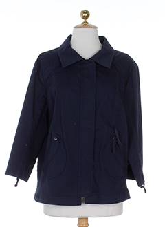 carole richard vestes femme de couleur bleu marine