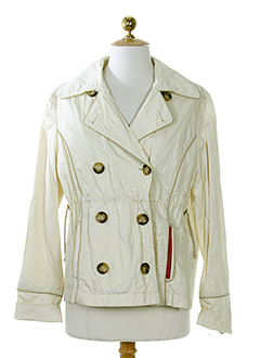 el internationale vestes femme de couleur ecru