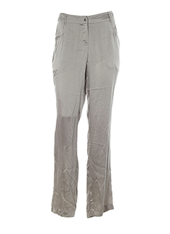 qubha pantalons femme de couleur gris perle