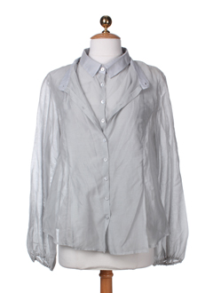 rodika chemises femme de couleur gris perle