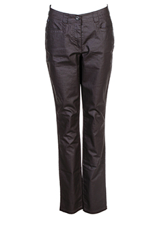 cecil pantalons femme de couleur marron fonce