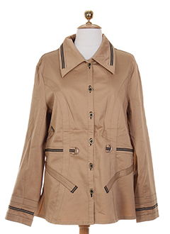 be the queen vestes femme de couleur marron clair