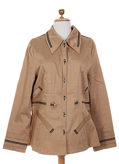 be the queen vestes femme de couleur marron clair