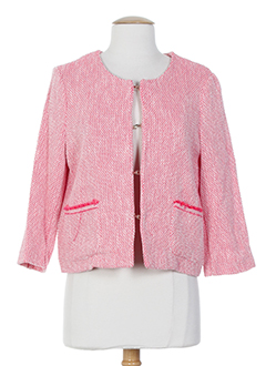 la fee maraboutee vestes femme de couleur rose clair
