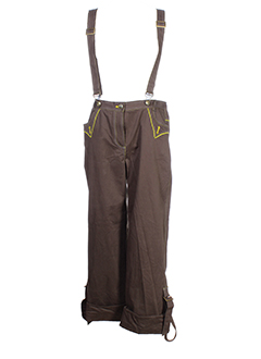 be the queen pantalons femme de couleur kaki
