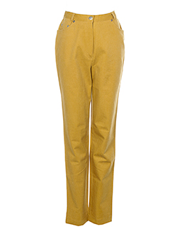 francois favel pantalons femme de couleur marron clair