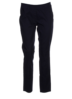 sandwich pantalons femme de couleur bleu fonce