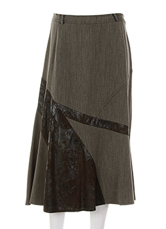 gelco jupes femme de couleur marron