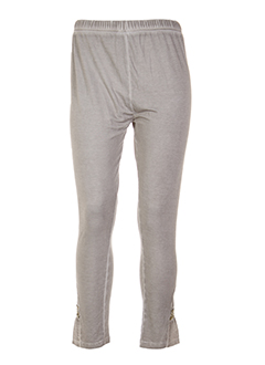 be the queen pantalons femme de couleur beige multicolore