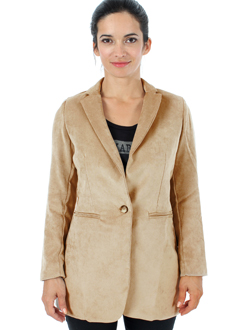 la fee maraboutee vestes femme de couleur marron clair