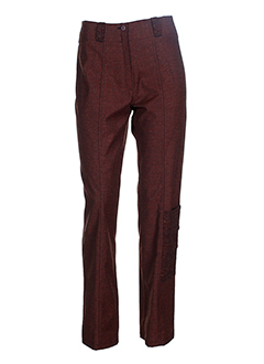 rosa rosam pantalons femme de couleur marron