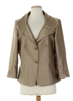 maxmara vestes femme de couleur marron
