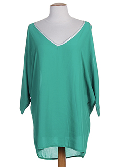 zone bleue tuniques femme de couleur vert