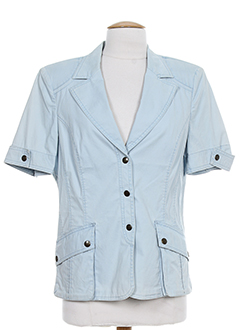 bleu de sym vestes femme de couleur bleu